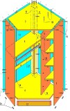 шкаф угловой Оскар -1020 из сосны купить недорого в Москве